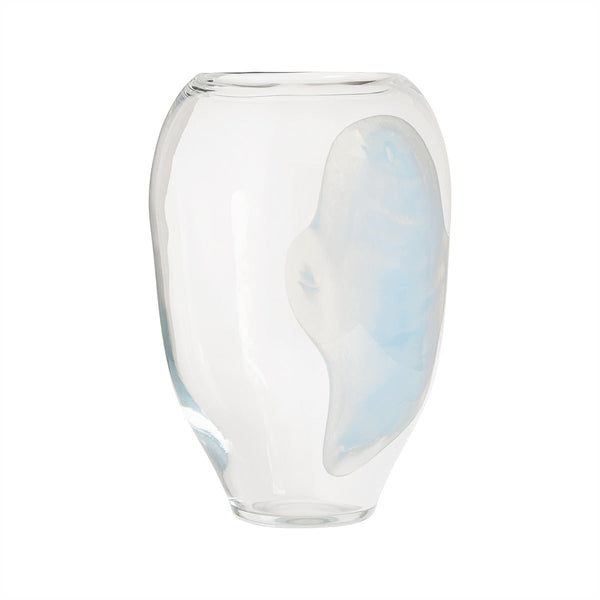 Jali Large Vase in Ice Blue