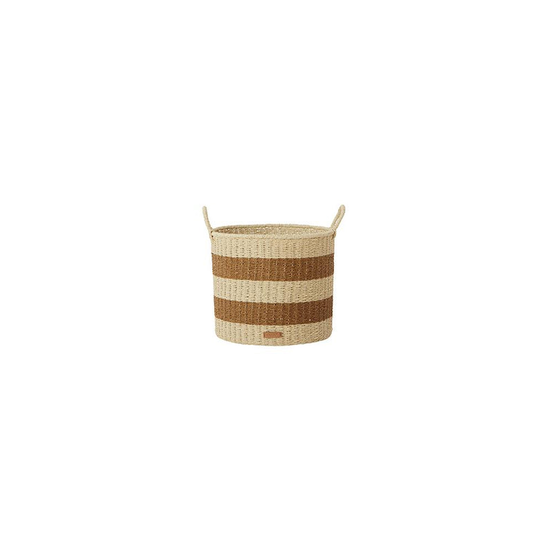 Gomi Cylinder Storage Baskets - 3 PCS/SET- Caramel