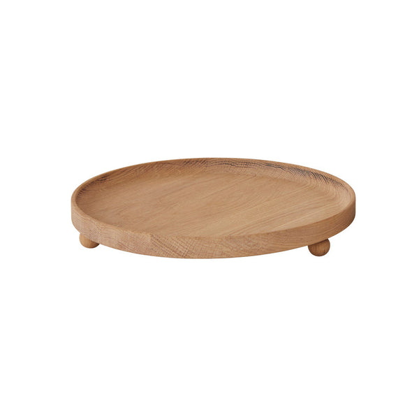 OYOY - Small Inka Wood Tray Round in Nature