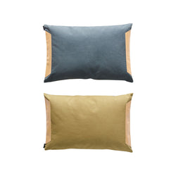 Deco Cushion - Steel Blue / Olive