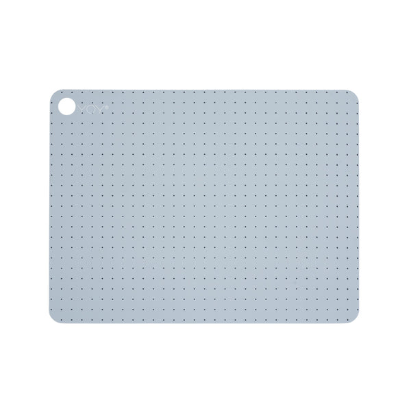 Placemat Grid Dot - 2 Pcs/Pack - Pale Blue