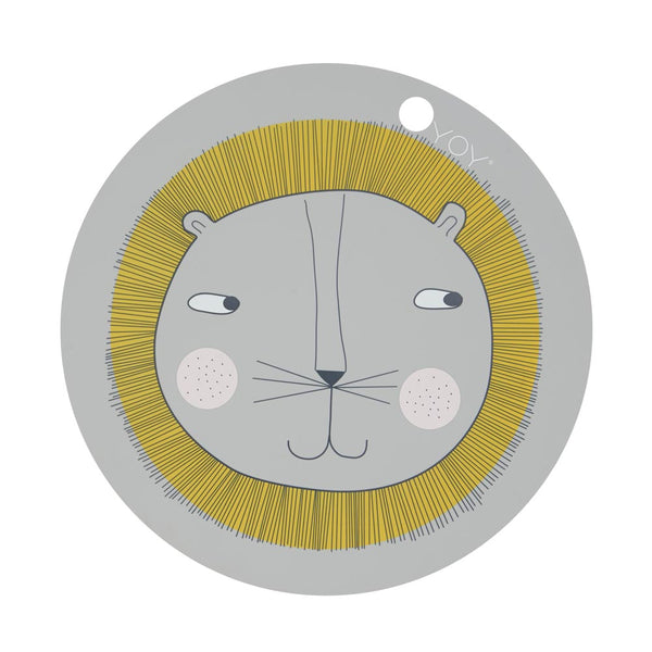 Placemat Lion - Light Grey