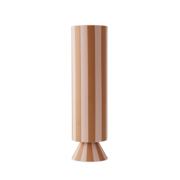 Toppu Vase - High - Rose/Caramel