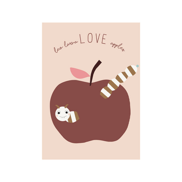 Poster - Love Apples - Powder