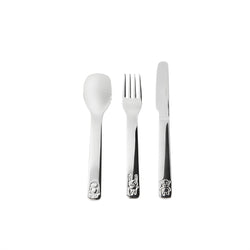 We Love Animals Cutlery - Pack of 3 - Shiny Silver
