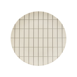Bamboo Grid Tray - Large - Offwhite / Anthracite