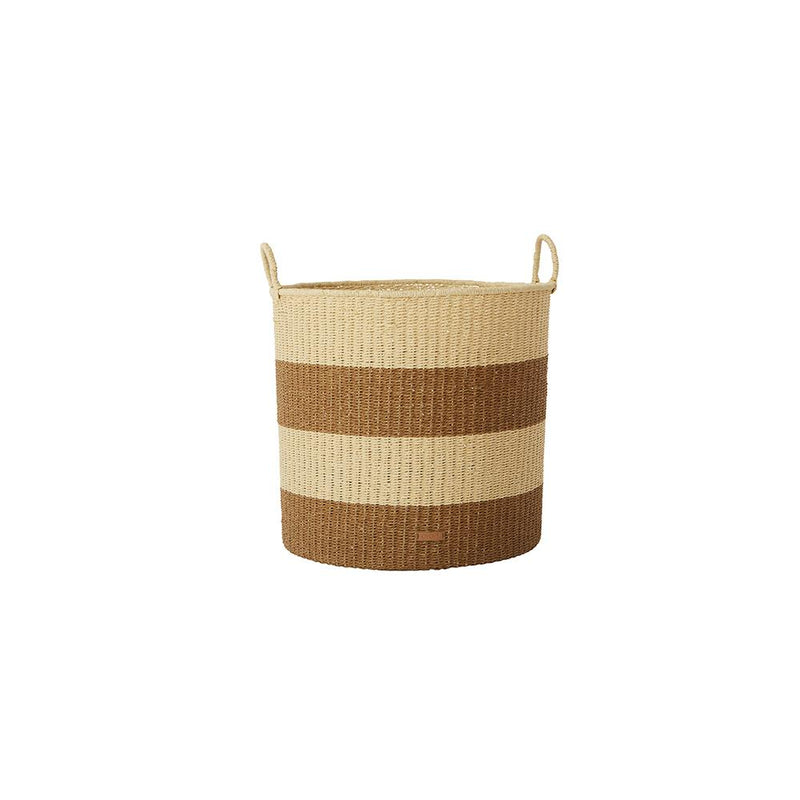Gomi Cylinder Storage Baskets - 3 PCS/SET- Caramel