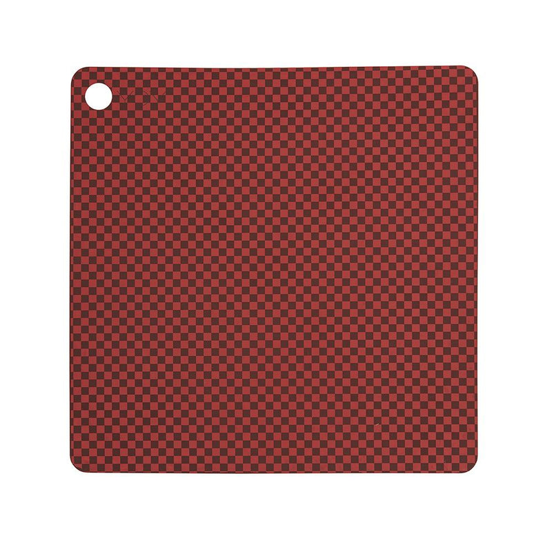 Placemat Checker - Pack of 2 - Red