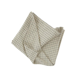Grid Tablecloth - Small - Clay/Black