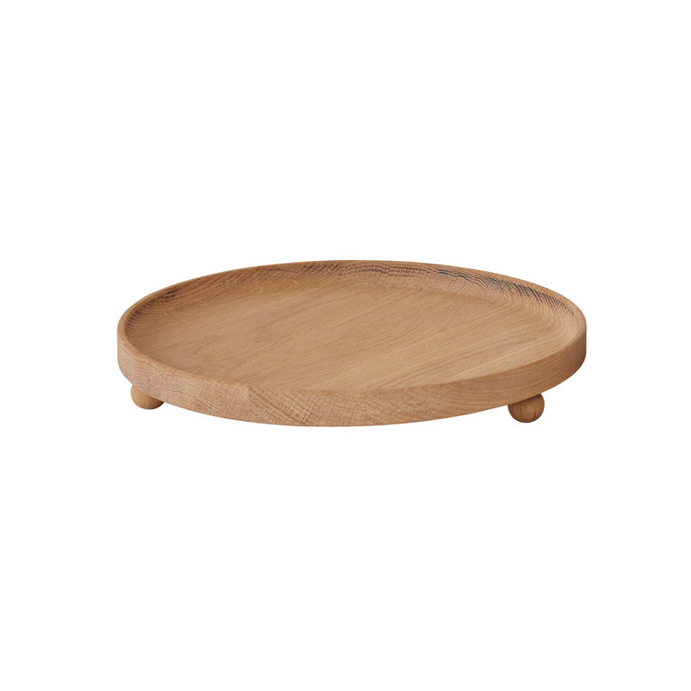 11 Natural Modern Wood Semi Circle Tray