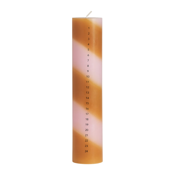 Christmas Calendar Candle in Lavender 1