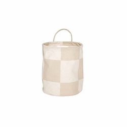 Chess Laundry/Storage Basket in Clay / Offwhite 1