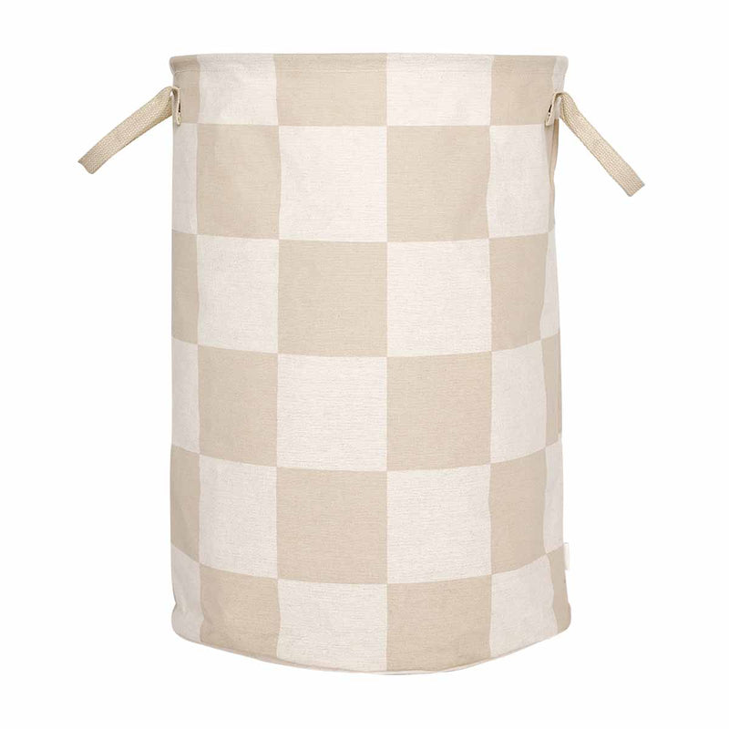 Chess Laundry/Storage Basket in Clay / Offwhite 3