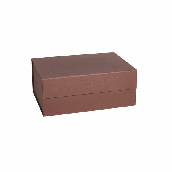 Hako Storages Box in Dark Caramel 2