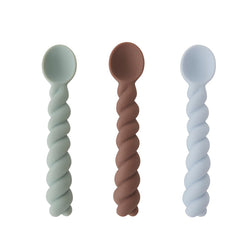 Mellow - Spoon - Pack of 3 - Dusty Blue / Taupe / Pale Mint