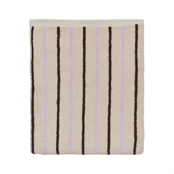 Raita Towel - Large - Purple/Clay/Brown