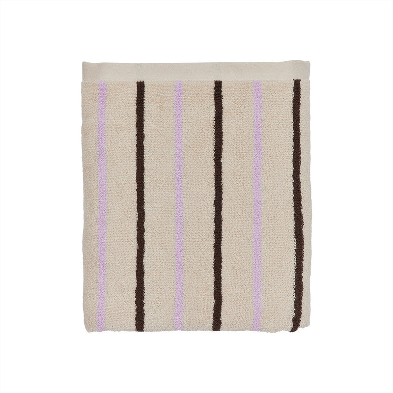 Raita Towel - Medium - Purple/Clay/Brown