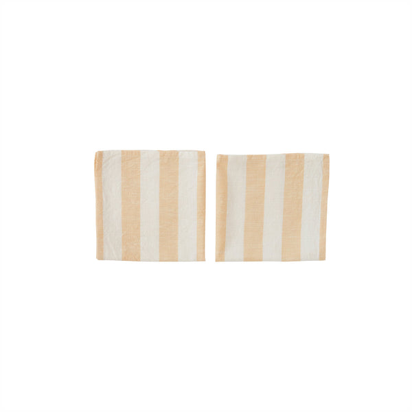 Striped Napkin - Pack of 2 - Vanilla