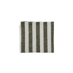 Striped Tablecloth - Large - Olive