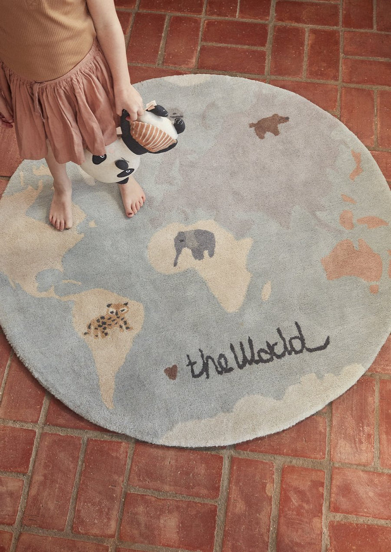 The World Tufted Rug - Multi by OYOY