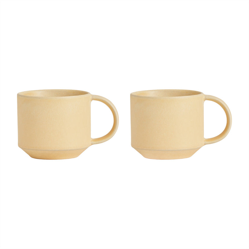 Yuka Mugs, Set of 2 in Butter –