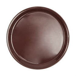 Yuka Dinner Plate, Set of 2 in Dark Terracotta