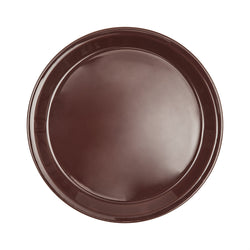 Yuka Lunch Plate, Set of 2 in Dark Terracotta